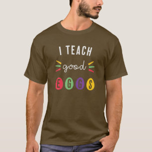 Camiseta Enseño Buenos Huevos Felices Regalos De Pascua Cut