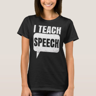 Camiseta Enseño Cita De Voz Para Un Terapi De Lenguaje De V