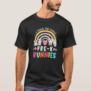 Camiseta Enseño conejos más guapos al maestro Boho Rainbow