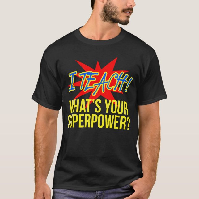 Camiseta Enseño Cuál Es Su Magnífico Profesor (Anverso)