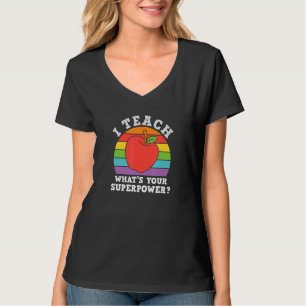 Camiseta Enseño cuál es tu superpoder