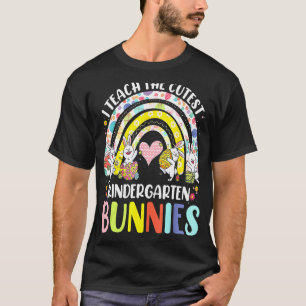 Camiseta Enseño Cutest Bunnies Enseñador de Pascua de Niños