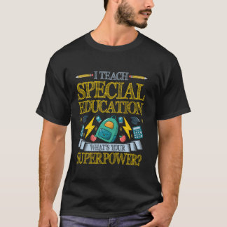 Camiseta Enseño Educación Especial Cuál es tu superpoder SP