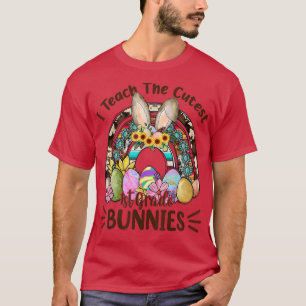 Camiseta Enseño El Más Cuidadoso Gusto De Maestros De Bunni