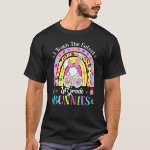 Camiseta Enseño El Más Cuidadoso Gusto De Maestros De Bunni