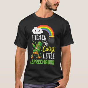 Camiseta Enseño El Más Cuidadoso Shamr Verde De Leprechauns
