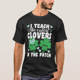 Camiseta Enseño la C más atractiva en el parche de St Patri