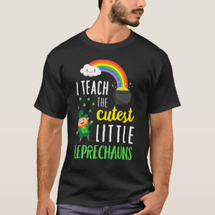 Camiseta Enseño La Más Cuidadosa Escuela De Leprechauns
