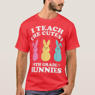 Camiseta Enseño La Noche Divertida De Pascua De Los Conejit