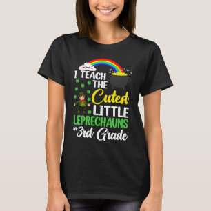 Camiseta Enseño La Pequeña Leprechauns De 3er Grado Te