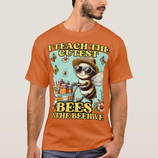Camiseta enseño las abejas más guapas en la colmena