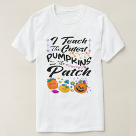 Camiseta Enseño las calabazas más bonitas en la Halloween d