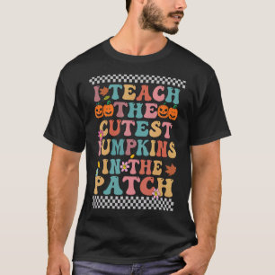 Camiseta Enseño Las Calabazas Más Cuidadosas En El Parche G