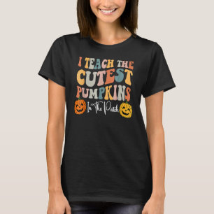 Camiseta Enseño Las Calabazas Más Cuidadosas En El Parche G