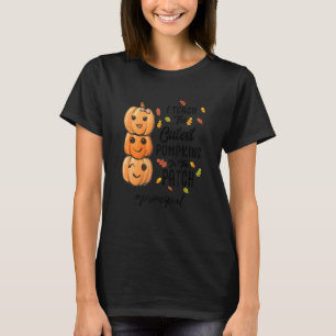Camiseta Enseño Las Calabazas Más Cuidadosas En El Principa
