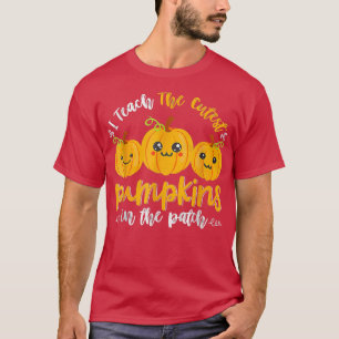 Camiseta Enseño Las Calabazas Más Cuidadosas En El Profesor