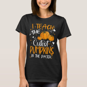 Camiseta Enseño Las Calabazas Más Cuidadosas En El Profesor