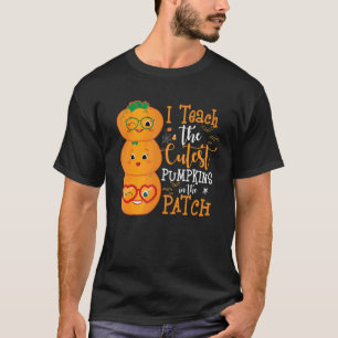 Camiseta Enseño Las Calabazas Más Cuidadosas En El Profesor