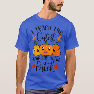 Camiseta Enseño Las Calabazas Más Cuidadosas En El Profesor