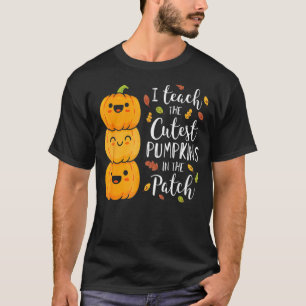 Camiseta Enseño Las Calabazas Más Cuidadosas En El Profesor
