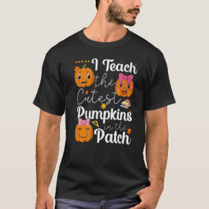 Camiseta Enseño Las Calabazas Más Cuidadosas En El Profesor