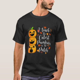 Camiseta Enseño Las Calabazas Más Cuidadosas En El Profesor