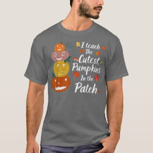 Camiseta Enseño Las Calabazas Más Cuidadosas En El Profesor
