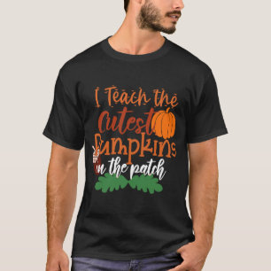 Camiseta Enseño Las Calabazas Más Cuidadosas En El Profesor