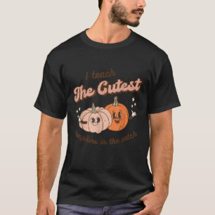 Camiseta Enseño Las Calabazas Más Cuidadosas En El Té Retro