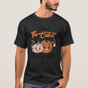 Camiseta Enseño Las Calabazas Más Cuidadosas En La Escuela