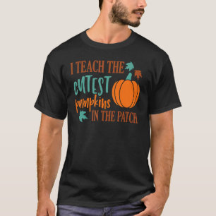 Camiseta Enseño Las Calabazas Más Cuidadosas En La Sala Cut