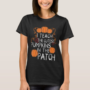 Camiseta Enseño Las Calabazas Más Cuidadosas En Los Estudia