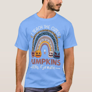 Camiseta Enseño Las Calabazas Más Cuidadosas Ra De Hallowee