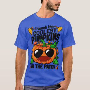Camiseta Enseño Las Calabazas Más Frías En La Hallowee Del