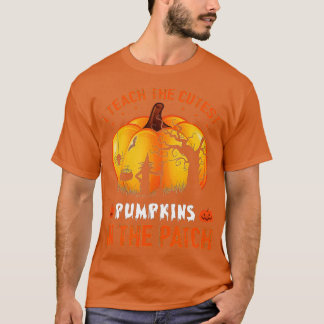 Camiseta Enseño las calabazas más puras en el parche,Profes