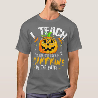 Camiseta Enseño las calabazas más puras en el parche,Profes
