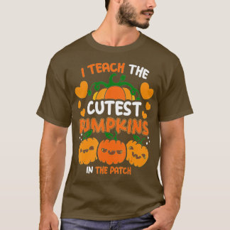 Camiseta Enseño las calabazas más puras en el parche,Profes