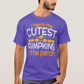 Camiseta Enseño las calabazas más puras en el parche,Profes