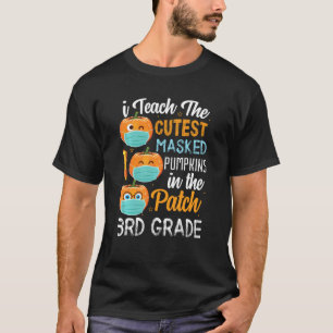 Camiseta Enseño Las Calabazas Másticas Más Cuidadosas En El