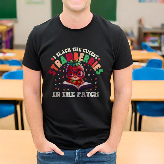 Camiseta Enseño Las Fresas Más Cuidadosas En El Parche (Subido por el creador)