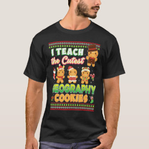 Camiseta Enseño las galletas de geografía más lindas Maestr