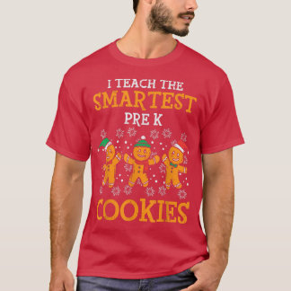 Camiseta Enseño Las Galletas De Prek Más Inteligentes Predi