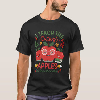 Camiseta Enseño las manzanas más lindas en el huerto Otoño