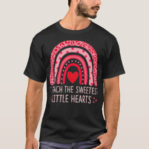 Camiseta Enseño Los Corazones Más Dulces Rainbow Valenti