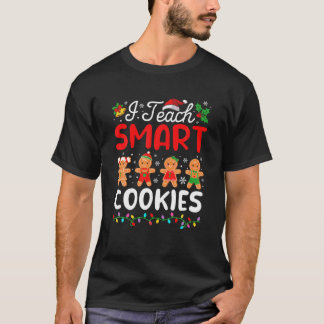 Camiseta Enseño Navidades de profesores de cookies intelige