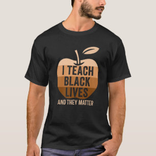 Camiseta Enseño Vidas Negras Y Importan La Historia Negra