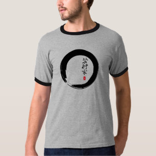 Camiseta Enso con el japonés para el "artista "