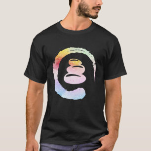 Camiseta Enso Water Circle Zen Stones Budista Zen Circle
