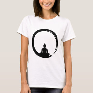 Camiseta Enso, Zen, Círculo, Meditación Buda Japón Caligraf