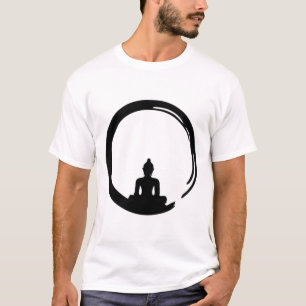 Camiseta Enso, Zen, Círculo, Meditación Buda Japón Caligraf